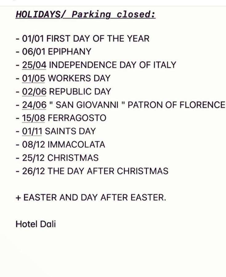 Hotel Dali Florence Exterior photo